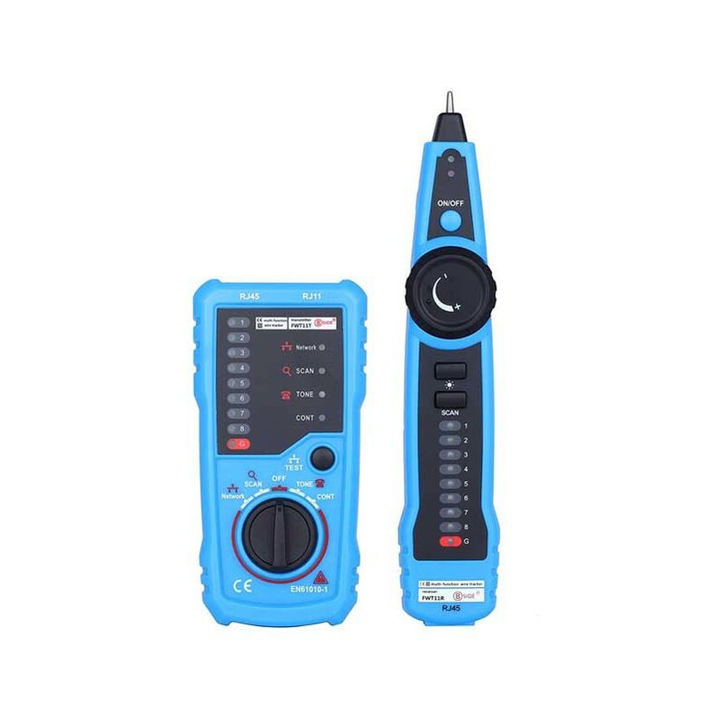 Netzwerk-kabeltester, Rj11/rj45-leitungsdetektor, Multifunktionaler Kabelsucher Mit Sonde, Ethernet-lan-wartungswerkzeug, Telefonleitungstester