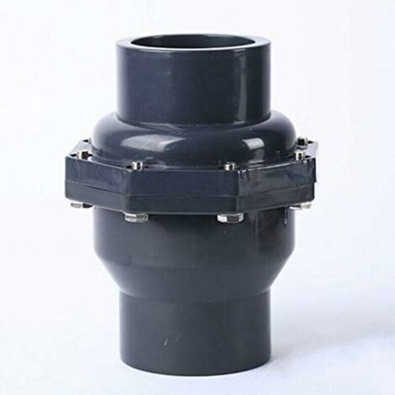 Pvc-rückschlagventil Dn25 Φ32 Mm – Doppelanschluss Für Druckleitungen – Konzipiert Für Horizontale/vertikale Installation