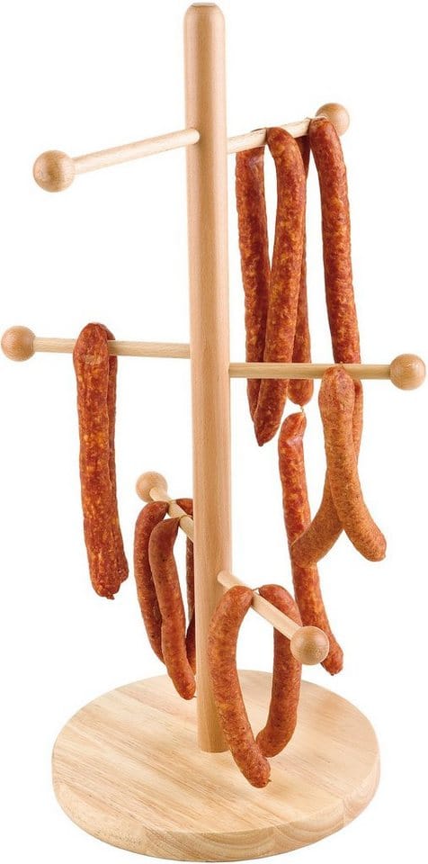 APS Servierständer, Buchenholz, (1-tlg), für Brezeln und Wurst, besonders stabil