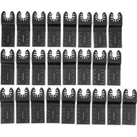 Holzsägeblatt, 25-teiliges Set Aus Hochkohlenstoffhaltigem Stahl, Schwarzes Multifunktionales Zubehör Für Die Holzbearbeitung, 34 Mm H210