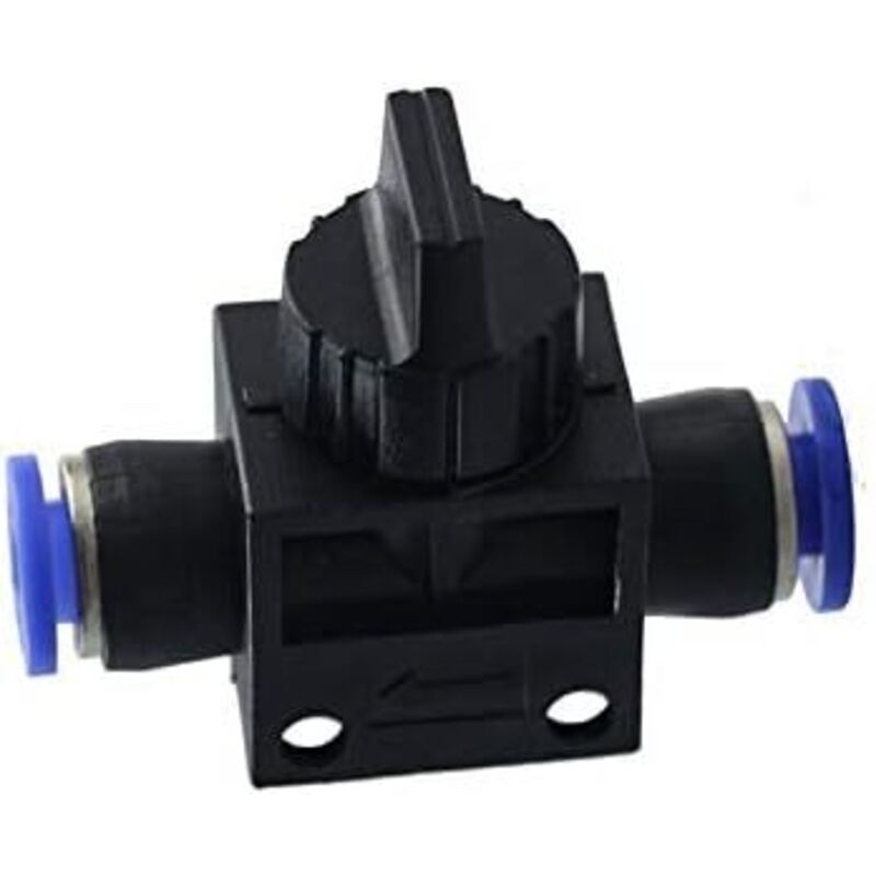 Pneumatisches Absperrventil - Schnellkupplung Für Luft, Wasser, Vakuum (6 Mm, 1 Stück)