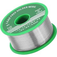 Lötzinn 0,8 Mm, Bleifreies Lot Mit Kolophoniumkern, Lötdraht Mit Flussmittel 20 G, Schweißdraht Zur Reparatur Und Zum Basteln Von Elektrischen Und Elektronischen Lötbauteilen