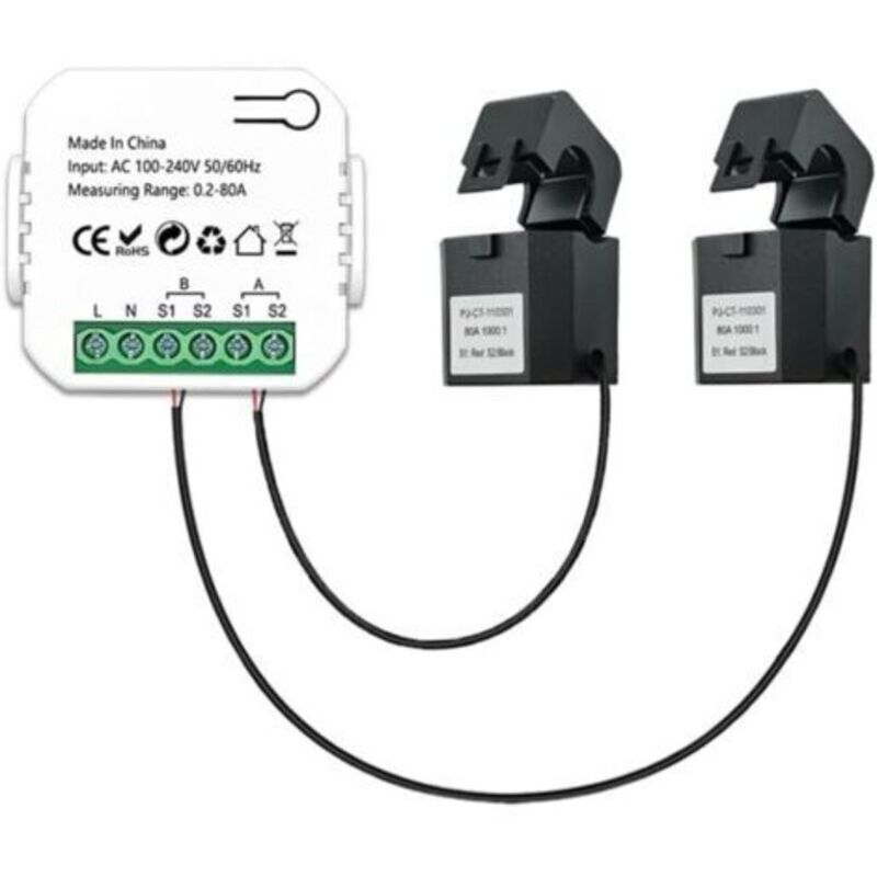 Intelligenter Wlan-energiezähler, Photovoltaik-solarsystem, Energieverbrauchs- Und Produktionserfassung, Bidirektionaler Überwachungszähler, Smartphone-app-steuerung, Monitor