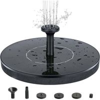 18 Cm Solarbrunnen, Solarwasserpumpe Ohne Pflanzen, Batterie Oder Strom Für Teich / Pool / Gartendekoration