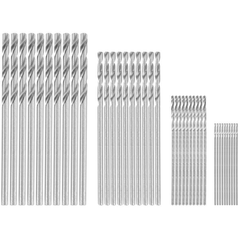 Satz Von 40 Hss-mini-bohrern Mit Geradem Schaft Von 0,5 Bis 2,0 Mm Für Leiterplatten