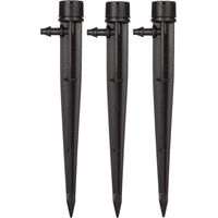 100 Stück Garten-tropfbewässerungsdüsen Für 4 Mm/7 Mm Schläuche, 360 Grad, 8 Löcher, Einstellbar, Mikro-durchfluss-bewässerungssystem-kit H220