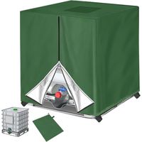 Abdeckung Für 1000l Ibc-tank, Ibc-reservoir-abdeckplane, Staub-, Uv- Und Regendicht, Ibc-tankhülle, Wasserbehälter-plane, Ibc-schutzplane (120x100x116 Cm)