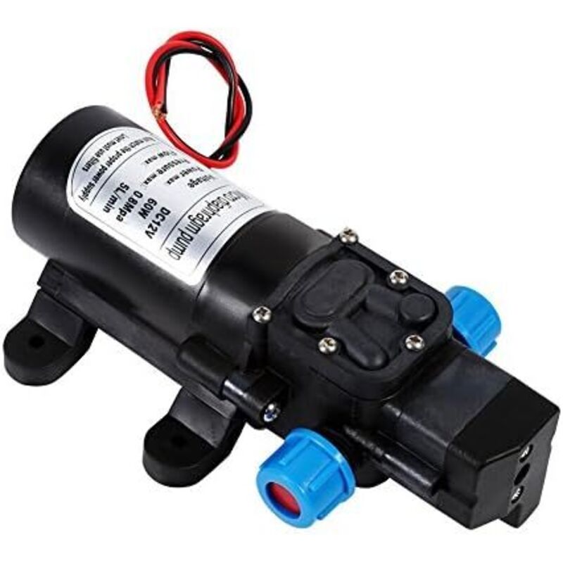 12 V Dc Selbstansaugende Hochdruck-membranwasserpumpe, 5 L/min, Mit Integriertem Druckschalter, Ideal Für Autowäsche, Bootsreinigung Und Gartenbewässerung.