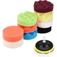 12-teiliges Polierschwamm-set, 3 Zoll, Für Autopoliermaschine Mit Adapter