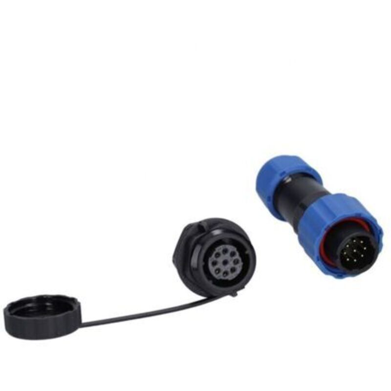 Wasserdichter Quadratischer Steckverbinder, 4-polig Ip68 Wasserdicht Ohne Löten, Massive Pins, Luftfahrt-steckdose, Hilfsmaterialien, Steckverbinder-paar Für Kommunikationsgeräte, Sp16 250v (4-polig)