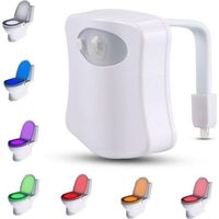 Led-beleuchtung Für Wc / Bewegungsmelder-leuchte Für Toilette Und Badezimmer / Nachtlicht Mit 16 Verschiedenen Farben