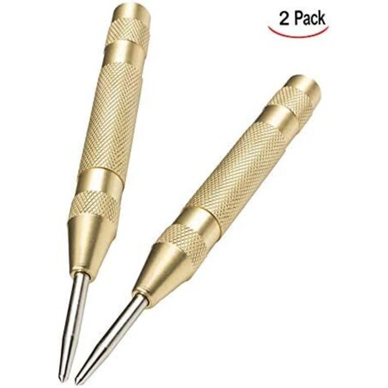 2er-set Automatische Körner Für Metall Oder Holz (gold)