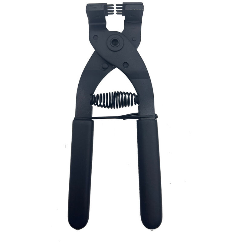 17 Cm Stille Zange Aus Kohlenstoffstahl Mit Ledergriff, Lochstanzer Für Handwerk 4 Mm (4 Mm - 4 Zähne)
