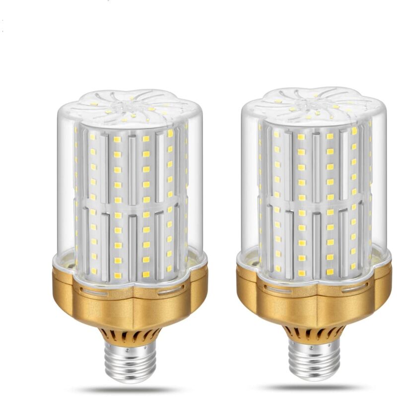 Led-lampe E27, 30w, Kaltweißes Licht 6000k (entspricht Einer 250w-glühlampe), 3500lm, Nicht Dimmbar, Flimmerfrei, 2er-pack