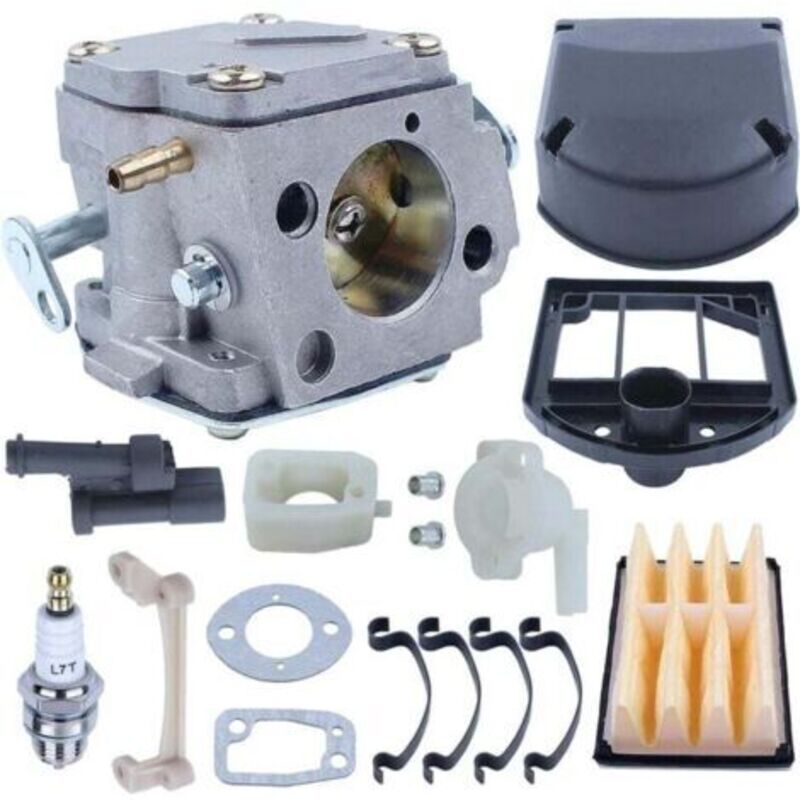 Vergaser Passend Für Kettensäge 61 266 268 272 272xp Mit Halterung, Filter, Ansaugkrümmer, Dichtung Und Zündkerze