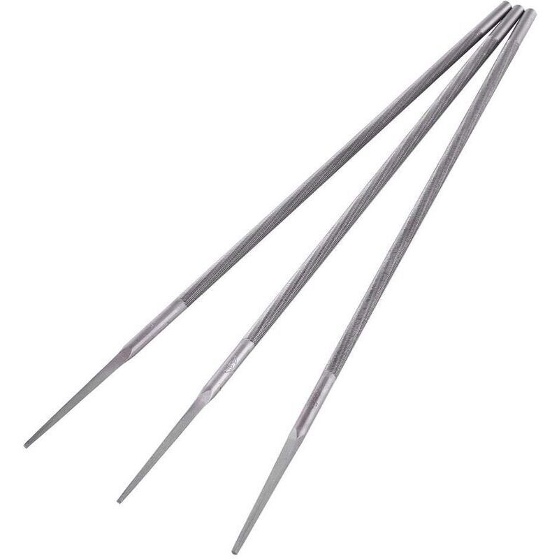 3er-pack Runde Feilen, Kettenschärfgerät Für Kettensägen, Kettensägen-schärfer (4 Mm)