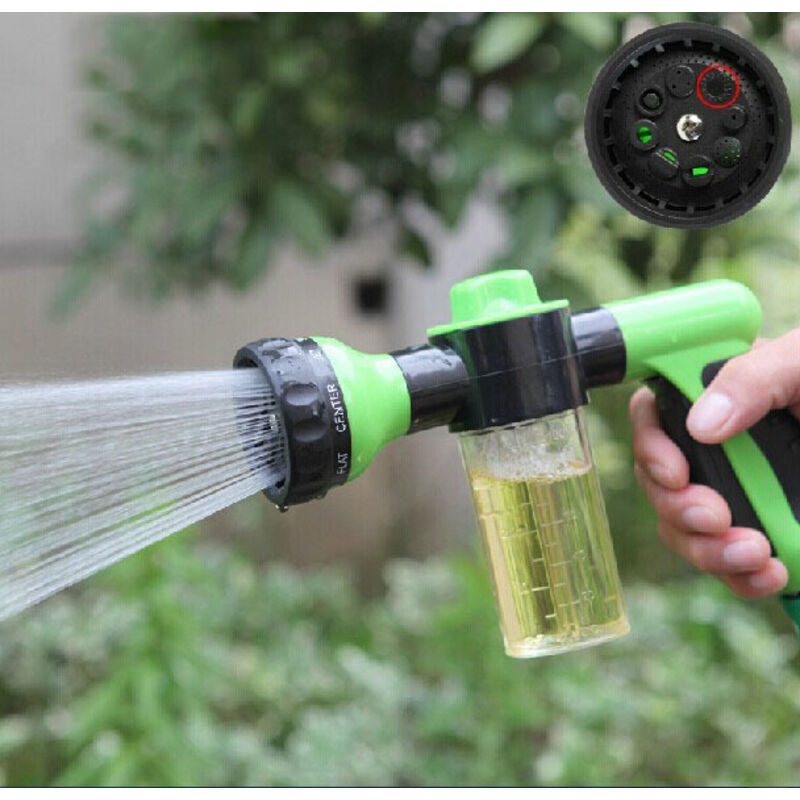 Schaumdüse Für Autowäsche – Schlauch – 8 Strahlarten – Tiere Und Garten