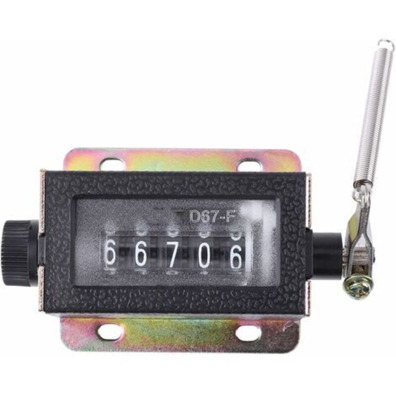 Mini Mechanischer Manueller Zähler, 5-stelliger Arithmometer