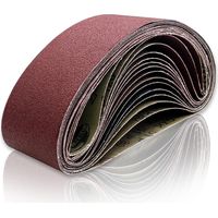 Schleifband, 915x100 Mm, 5 Körnungen: 80/120/150/240/400, Geeignet Für Stationäre Bandschleifer, Bandschleifer Und Tellerschleifer (15 Stück)