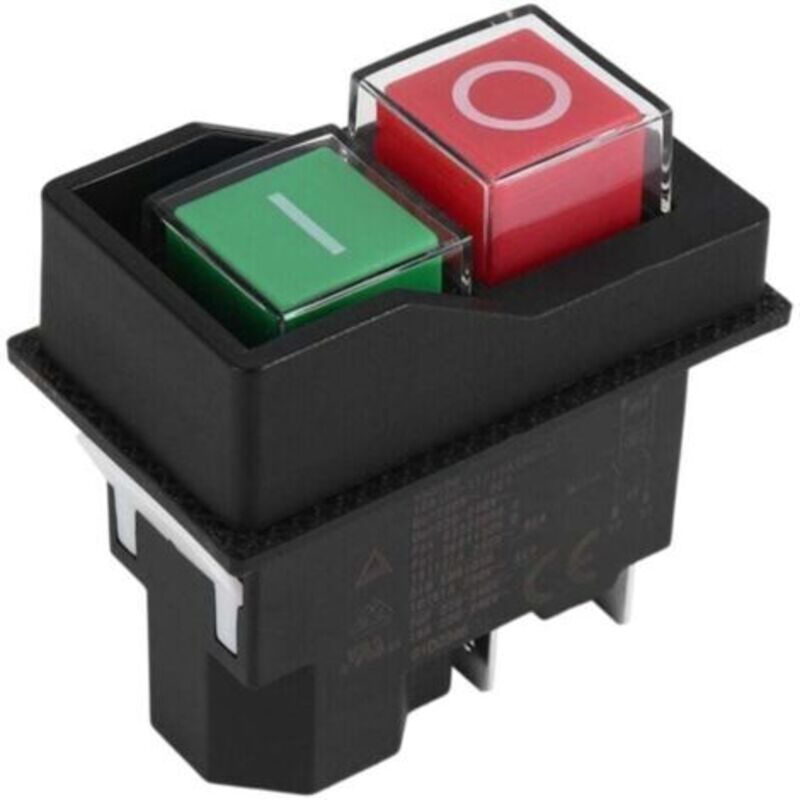 Elektromagnetische Schalter, Drucktastenschalter Für Gartengeräte Kjd17 220v 4-polige Klemmen