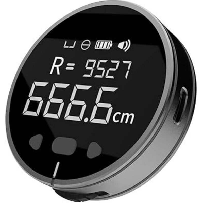 Little Q Elektronisches Lineal 8-in-1 Mit Lcd-bildschirm, 99 M, Hohe Präzision, Längenmessgerät, Lange Akkulaufzeit, Wiederaufladbar