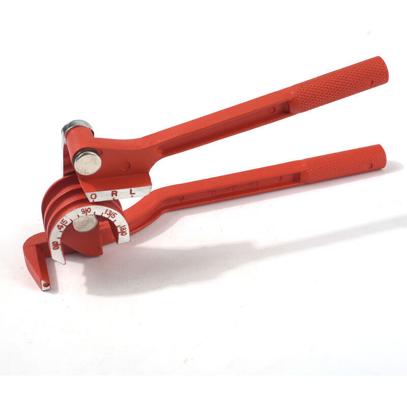 Rohrbiegemaschine, 3-in-1 Rohrbiegemaschine 6 Mm/8 Mm/10 Mm Kupferrohr-biegegerät, 90° Kupferrohrschneider, Robustes Manuelles Biegegerät Für Gas-, Wasser- Und Hvac-rohre - Rot.