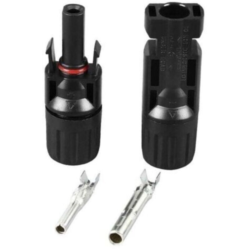 Paar Mc4-stecker/-buchsen Mit Doppelter O-ring-dichtung Und Wasserdichter Abdichtung Für Solarmodulkabel