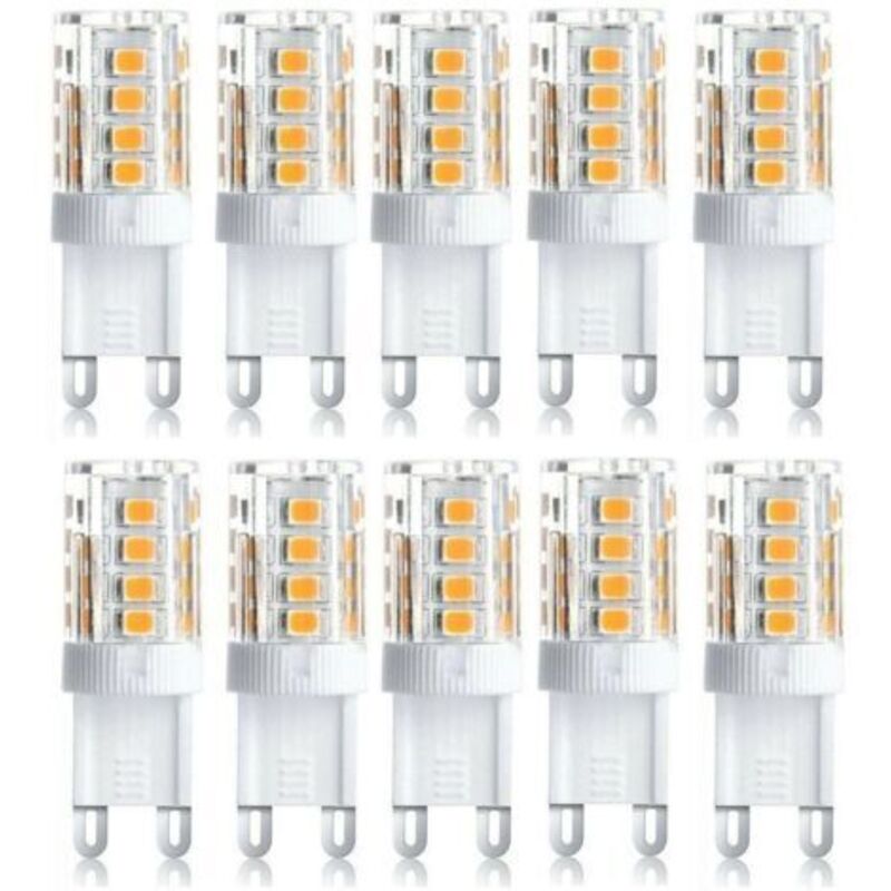 10er Set Led-strahler, Dekoratives Led-licht, G9-led-glühbirne, 5 W Warmweiß/kaltweiß, Energiesparende Led-lampen, Ersatz Für Halogenlampen, Ac 230 V, Nicht Dimmbar