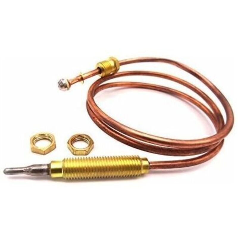 Universelles 600 Mm Gas-thermoelement Für Bbq-grill Oder Feuerstellenheizung, M8x1 Endstück Und Kopfende