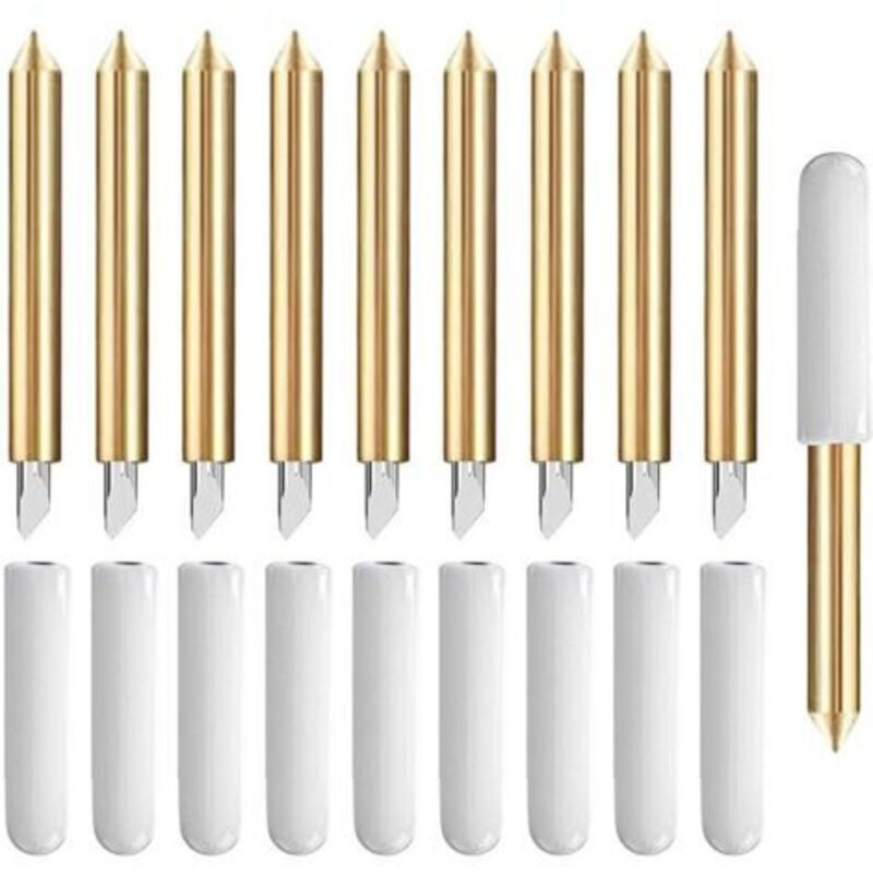 Set Aus 10 Hochwertigen Feinspitzen-klingen, Kompatibel Mit Maker/maker 3 Schneidemaschinen Und Explore Air/air 2/explore Air 3 (hochwertige Feinspitzen-klingen)