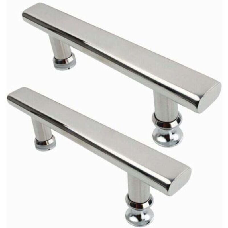Chromierte Edelstahl-duschgriffe, 145 Mm, Für Bad Und Küche