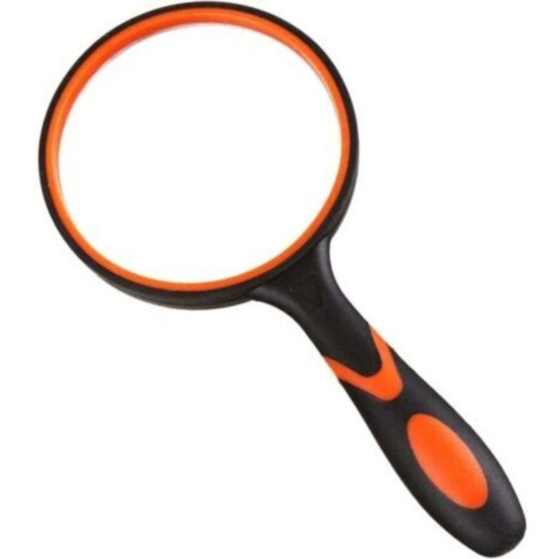 Lese Lupe (orange Und Schwarz), 10x Lese Lupe, Kinderlupe, Lupe, Hand-lese Lupe, 10x Kinderlupe, Lupe Mit Griff, Hand-lese Lupe