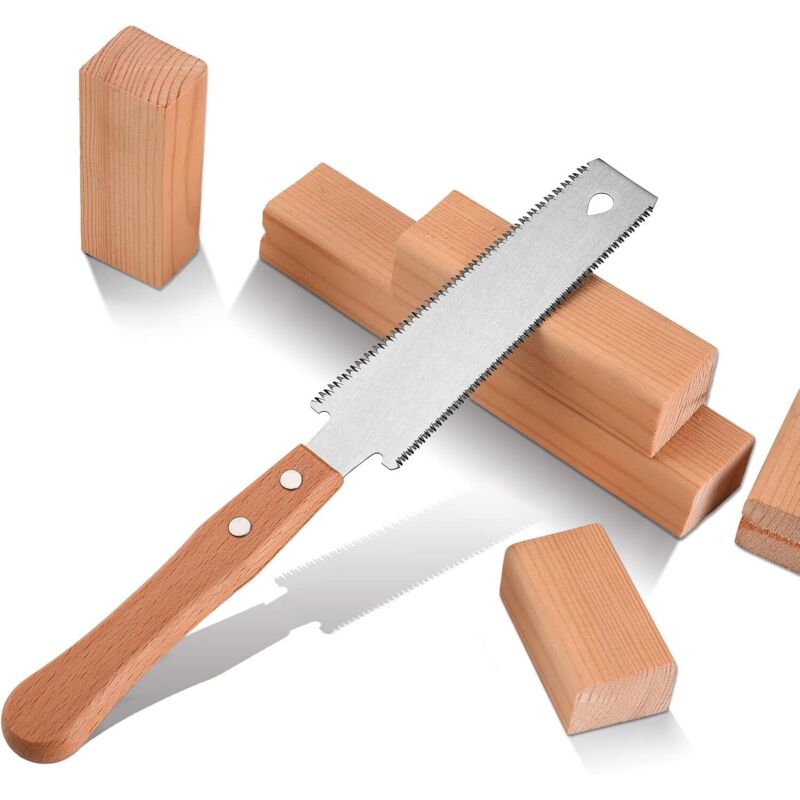 Japanische Säge, Kleine Holzsäge, Flexible Doppelseitige Manuelle Klinge, Freizeit, Diy, Scharfe Und Leichte Japanische Säge Für Schreiner