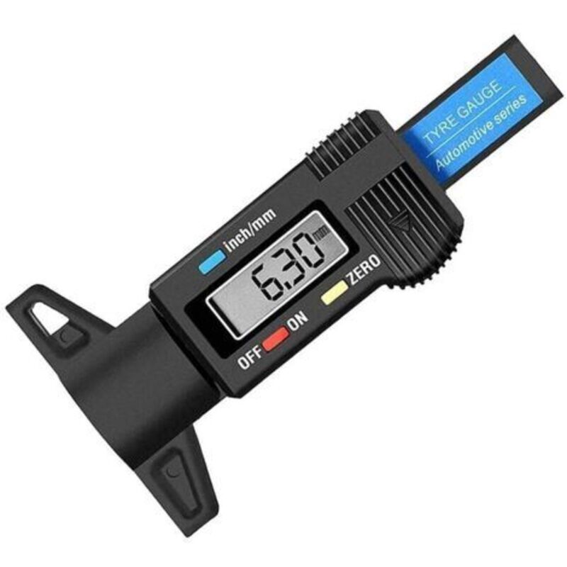 Digitale Reifentiefenlehre, Messschieber Mit Lcd-anzeige 0-25,4 Mm, Digitale Reifentiefenmessung Für Autos, Motorräder, Vans Und Lastwagen