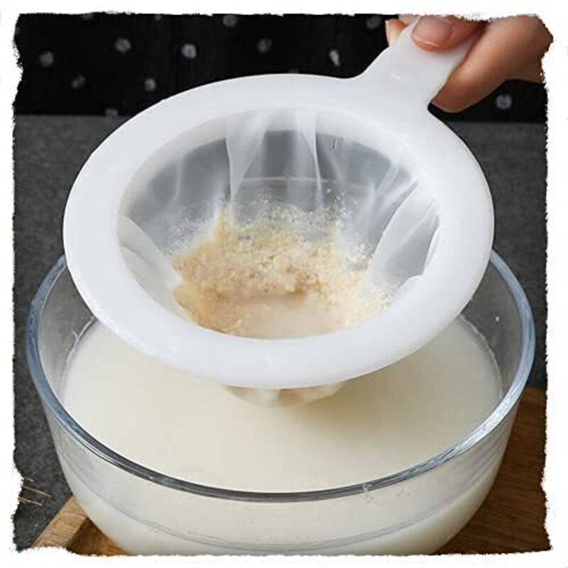 Feines Sieb, Küchensieb Mit Feinem Maschengewebe, Sieb Mit Griff, 100/200/400 Mesh, Zum Filtern Von Saft, Milch, Kaffee (400 Mesh)
