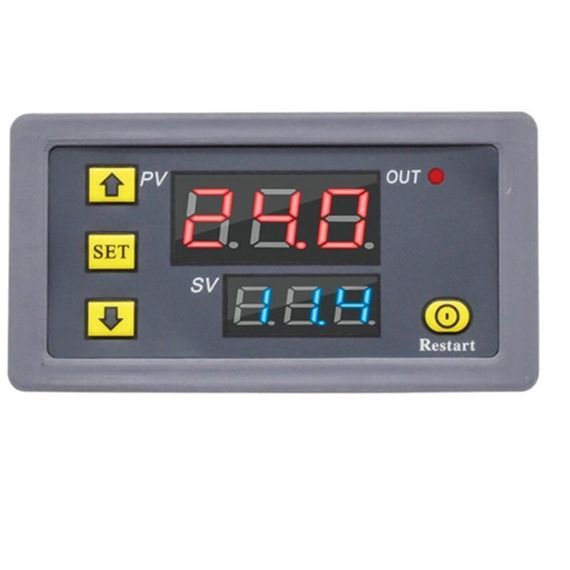Digitales Zeitrelais Mit Led-anzeige, Zyklus-timer, Einstellbarer Schalter Ac110-220v