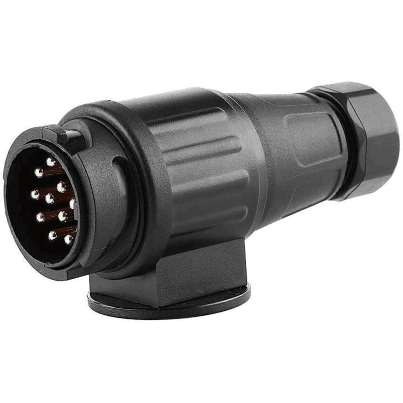 13-poliger Stecker Für Anhängerkupplung, Wasserdichter 13-poliger Kupplungsstecker, 12v Elektrischer Anhängerstecker Mit 13 Polen, 13-poliger Anhänger-steckverbinder