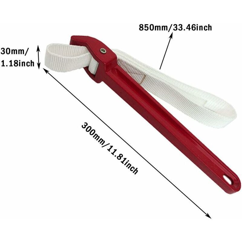 Universeller Riemen-schlüssel, Gummiriemen-schlüssel, Multitool-riemen-schlüssel, Verstellbarer Universeller Aluminiumlegierung- Und Nylon-riemen-schlüssel Für Rohre, Traktor-filter