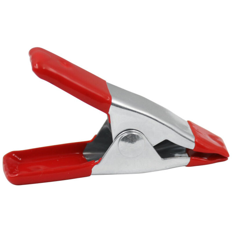 20 Stück Metall-federklammern, Modellbau-klemmen, Metall-federklammern, Wäscheklammern-grip-halter, 2 Zoll, Rot+silber