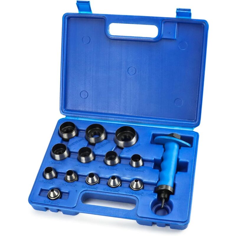 14-teiliges Lochstanzer-set 5-35 Mm, Lederlocher-set, Perforationswerkzeug