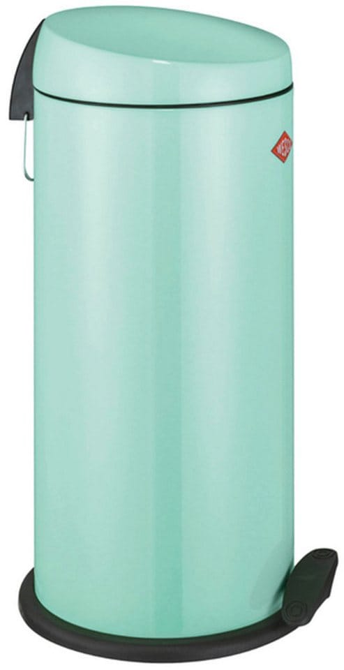 WESCO Mülleimer Capboy Maxi Tretabfallsammler, mit Metalleinsatz, Fußtritt aus Kunststoff und Bodenring