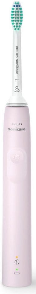 Philips Sonicare Elektrische Zahnbürste Series 3100 HX3673, Aufsteckbürsten: 1 St., mit Schalltechnologie, 4-Quadranten-Timer und 2-Minuten-Timer