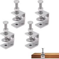4 Stück C-zwingen Aus Edelstahl 304, Heavy Duty, C-zwingen 30 Mm, Schraubzwingen In C-form, Mini-schraubzwingen, Kleine C-zwingen, M8-schraubzwingen Für Holzarbeiten, Schweißen Und Bau