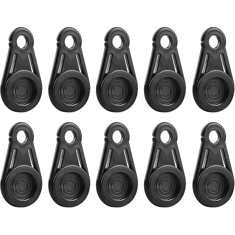 10er-pack Planenclips, Robuste Verriegelungsgriffe, Kunststoff-planenklammern, Planenclips, Befestigungsclips Für Vorhänge, Elastische Seilclips Für Pool-zelte