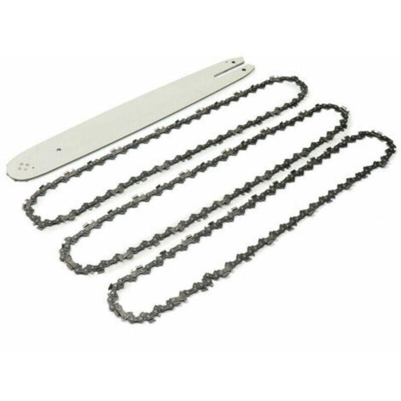 Führungsleiste 16'' + 3 Kettensägenketten Für Stihl 009 012 021 E180 Ms180 Ms190 Ms250 Ht70 Schere