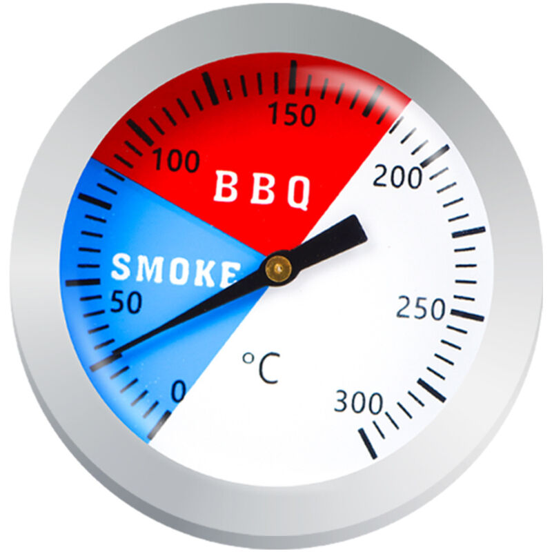 Schwarzer Edelstahl-kochthermometer Mit Externer Sonde Und Kochplatte