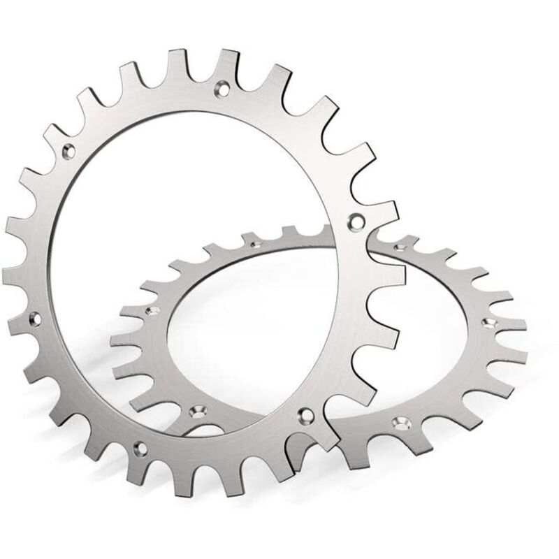 Hochwertige Edelstahl-tacchetti Für Worx Landroid Rasenmäher Modell S/m. 2 Mm Dicke, Verbesserte Traktion - Polieren Und Entgraten - Raddurchmesser: 205 Mm