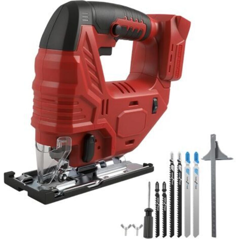 Kabellose Stichsäge Kompatibel Mit Milwaukee 18-v-akku, Bürstenloses 400-w-sägewerkzeug Mit 2700 U/min, 45°-gehrungsschnitte Für Gerade/kurvenförmige/kreisschnitte (ohne Akku)