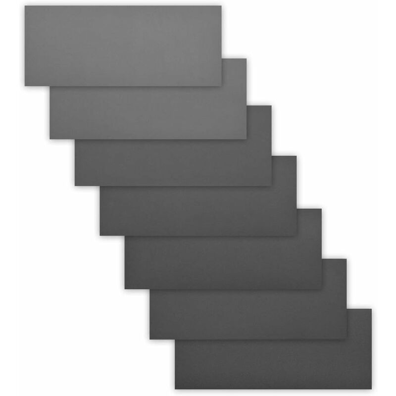 Trockenes Oder Nasses Schleifpapier - 42 Stück Schleifblätter Körnung 800 Bis 3000 - Schleifblatt Zum Schleifen Von Holz, Metall, Autos Und Möbeln - 23 X 9,3 Cm
