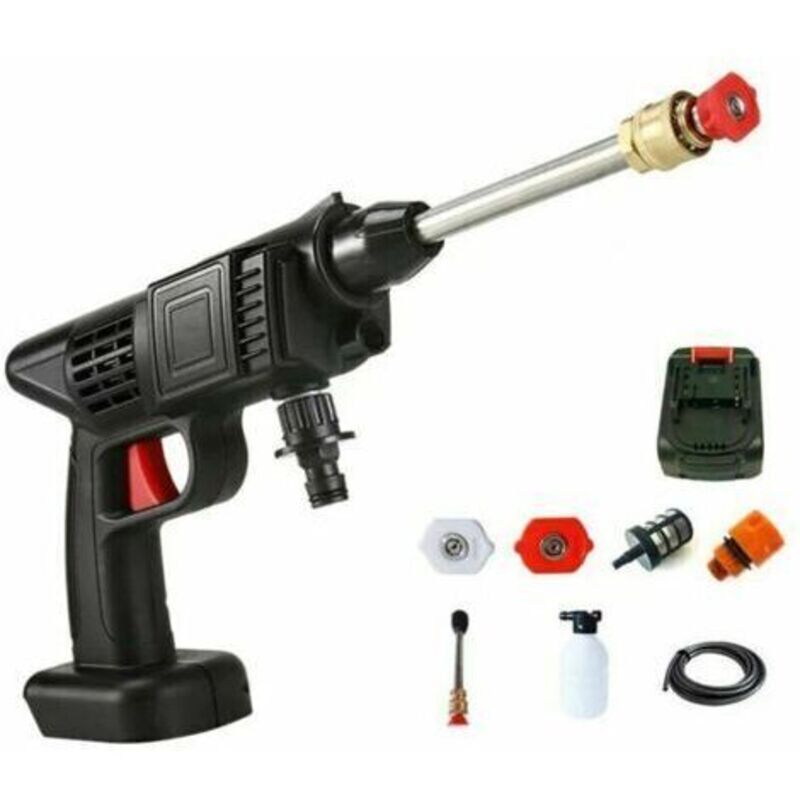 Kabelloser Tragbarer Hochdruckreiniger - 50 Psi Druck - Anderer Wiederaufladbarer 24v 1500mah Akku - Ideal Zum Autowaschen